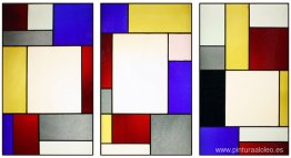 Vidriera tripartita Vidriera tripartita