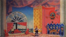 Escena en la casa de Kupavina para "Lobos y ovejas" de Ostrovsky Escena en la casa de Kupavina para "Lobos y ovejas" de Ostrovsky