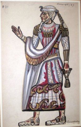 Estudio de vestuario para un canciller de "La Flauta Mágica" Estudio de vestuario para un canciller de "La Flauta Mágica"