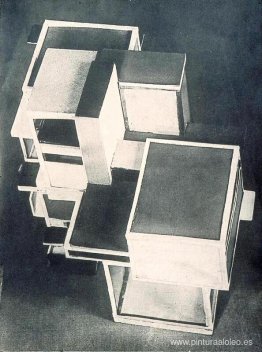 Maqueta de la casa del artista. Maqueta de la casa del artista.