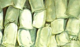 Escenografía para el ballet 'Los Sacos Del Molinero' Escenografía para el ballet 'Los Sacos Del Molinero'