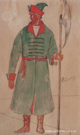 Diseño de vestuario para Archer para la tragedia de Boris Goduno Diseño de vestuario para Archer para la tragedia de Boris Goduno