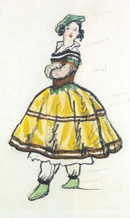 Bailarina. Diseño de vestuario Bailarina. Diseño de vestuario