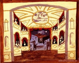 Diseño de escenografía para "Pulcinella" Diseño de escenografía para "Pulcinella"