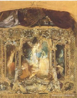 Diseño para telón de teatro. Diseño para telón de teatro.