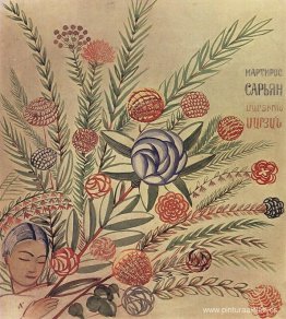 Boceto de la portada del libro 'Martiros Saryan' Boceto de la portada del libro 'Martiros Saryan'