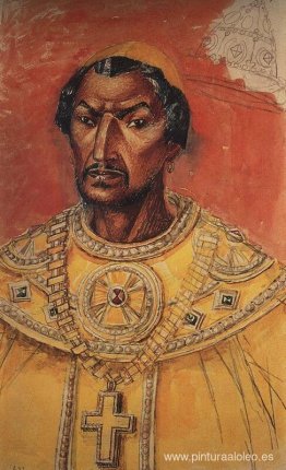 Boceto de maquillaje para la tragedia de Boris Godunov Pushkin B Boceto de maquillaje para la tragedia de Boris Godunov Pushkin B