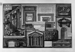 Detalles de monumentos griegos y romanos. Detalles de monumentos griegos y romanos.