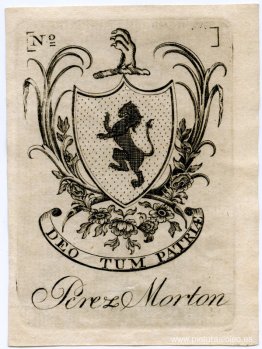 Ex libris de Pérez Morton Ex libris de Pérez Morton