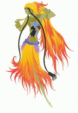 Bailarina gitana en el Lido Bailarina gitana en el Lido