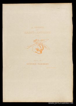 Portada de "La Tentación de San Antonio" Portada de "La Tentación de San Antonio"