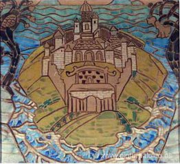 Ciudad (boceto para alfombra) Ciudad (boceto para alfombra)