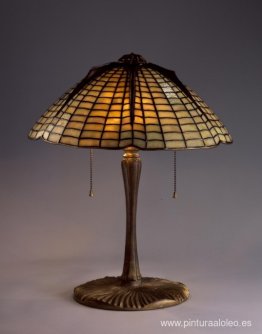 Lámpara para leer. Diseño de costillas pesadas (araña y telaraña Lámpara para leer. Diseño de costillas pesadas (araña y telaraña