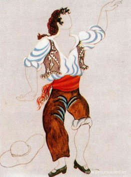 Diseño de vestuario para ballet "Tricornio" Diseño de vestuario para ballet "Tricornio"