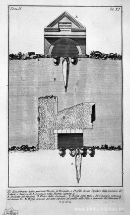 Las antigüedades romanas, t. 2, lámina XI. Vista de otra parte d Las antigüedades romanas, t. 2, lámina XI. Vista de otra parte d