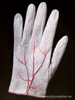 Par de guantes (detalle) Par de guantes (detalle)