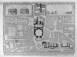 Demostración en planta y alzado del estado actual del Panteón y Demostración en planta y alzado del estado actual del Panteón y