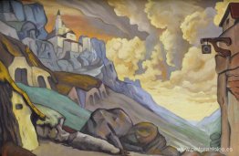 Estudio de escenografía para "Fuente Ovehuna" Estudio de escenografía para "Fuente Ovehuna"