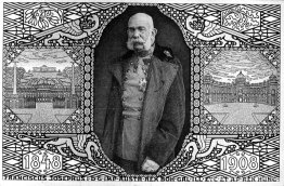 Postal con el emperador Francisco José Postal con el emperador Francisco José