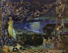 Noche italiana (Boceto para el telón de la Ópera Privada Rusa) Noche italiana (Boceto para el telón de la Ópera Privada Rusa)