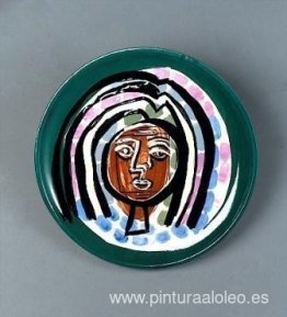 Retrato de una mujer (cerámica) Retrato de una mujer (cerámica)