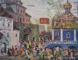 Escenografía para la ópera 'Boris Godunov' de Mussorgsky Escenografía para la ópera 'Boris Godunov' de Mussorgsky