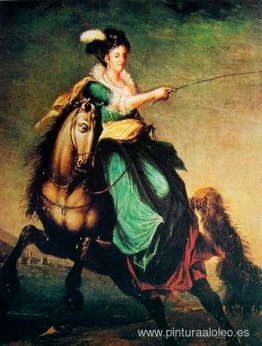 Retrato equestre de Carlota Joaquina de España Retrato equestre de Carlota Joaquina de España