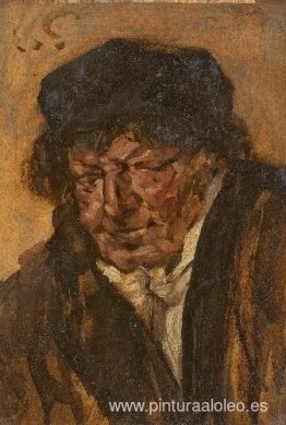 retrato de un hombre con boina retrato de un hombre con boina