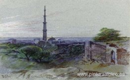 Una vista del Qutb Minar, Delhi Una vista del Qutb Minar, Delhi