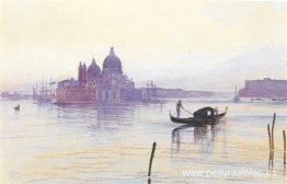 Saludo a Santa Maria Della desde el otro lado del Bacino, Veneci Saludo a Santa Maria Della desde el otro lado del Bacino, Veneci