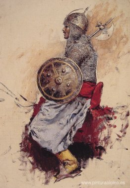Hombre con armadura (boceto preparatorio para entrar a la mezqui Hombre con armadura (boceto preparatorio para entrar a la mezqui