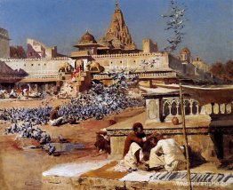 Alimentando a las palomas sagradas, Jaipur Alimentando a las palomas sagradas, Jaipur