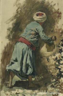 Estudio de un moro en azul Estudio de un moro en azul