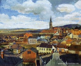 Vista desde el aula de dibujo, Klosterneuburg Vista desde el aula de dibujo, Klosterneuburg