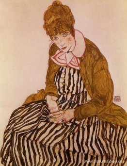 Edith Schiele, sentada Edith Schiele, sentada