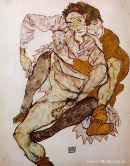 Pareja sentada (Egon y Edith Schiele) Pareja sentada (Egon y Edith Schiele)