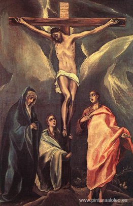 Cristo en la cruz con dos Marías y San Juan Cristo en la cruz con dos Marías y San Juan