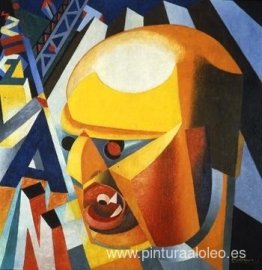 Retrato de F.T. Marinetti. Síntesis plástica (síntesis plástica Retrato de F.T. Marinetti. Síntesis plástica (síntesis plástica