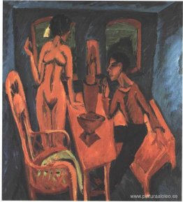 Sala de la Torre. Autorretrato con Erna Sala de la Torre. Autorretrato con Erna