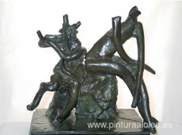 Ninfa y sátiro Ninfa y sátiro