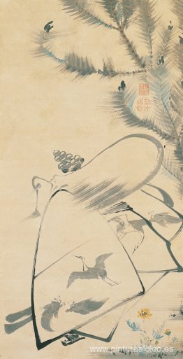 Fukurojin (Fukurokuju), el dios de la longevidad y la sabiduría Fukurojin (Fukurokuju), el dios de la longevidad y la sabiduría