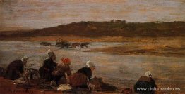 Lavanderas a orillas de los Touques (El efecto de la niebla) Lavanderas a orillas de los Touques (El efecto de la niebla)