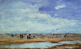 Deauville, la playa, la marea baja Deauville, la playa, la marea baja