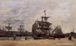 Deauville, barcos atracados Deauville, barcos atracados