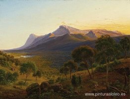 Mount William como desde Mount Dryden en los Montes Grampianos, Mount William como desde Mount Dryden en los Montes Grampianos,