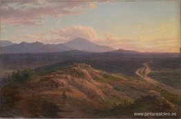 Monte Langi desde Pleasant Creek Monte Langi desde Pleasant Creek