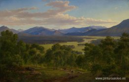 Primavera en el valle de Mitta Mitta con las cordilleras Bogong Primavera en el valle de Mitta Mitta con las cordilleras Bogong