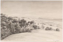 Cabo Bridgewater y los grandes hommocs de arena blanca al este d Cabo Bridgewater y los grandes hommocs de arena blanca al este d