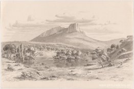 Monte Sturgeon y Wannon en los Montes Grampianos, Victoria Monte Sturgeon y Wannon en los Montes Grampianos, Victoria