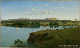 Purrumbete desde el otro lado del lago Purrumbete desde el otro lado del lago